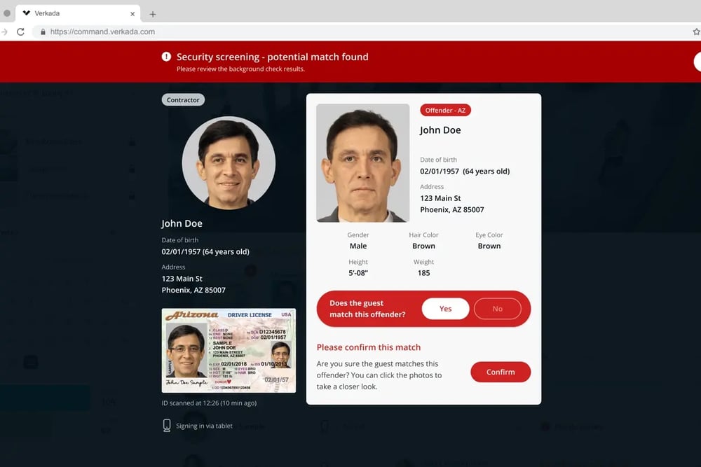 Background check - confirm offender-1240x828
